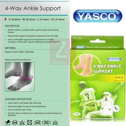 Zen Pharmacy | Yasco 4-Way Ankle Support