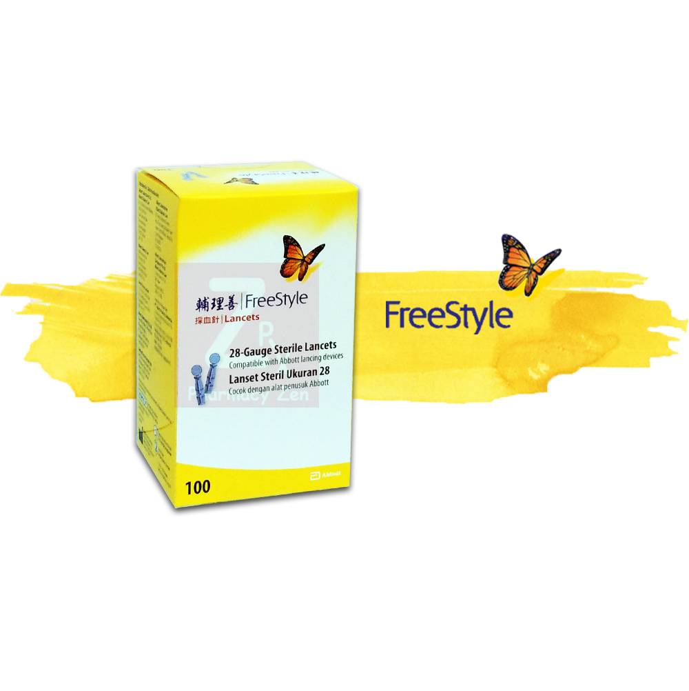 FreeStyle 28Gauge Sterile Lancets 100's