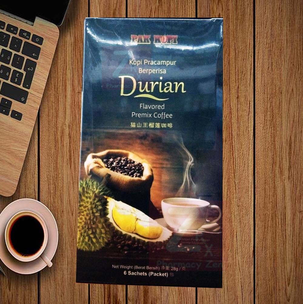 Zen Pharmacy Pak Kopi Durian (28g X 6 sachets) Kopi Pracampur Premix