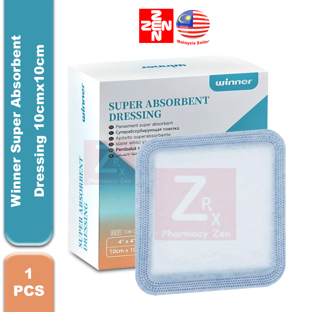 Zen Pharmacy | Winner Super Absorbent Dressing 10cmx10cm (1PC)