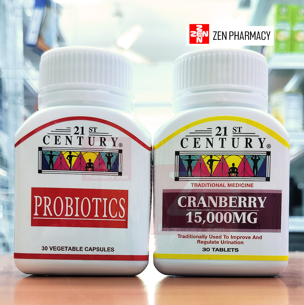 Zen Pharmacy | 21ST Probiotics Vegecap 30s + 21ST Cranberry 15000mg Tab ...