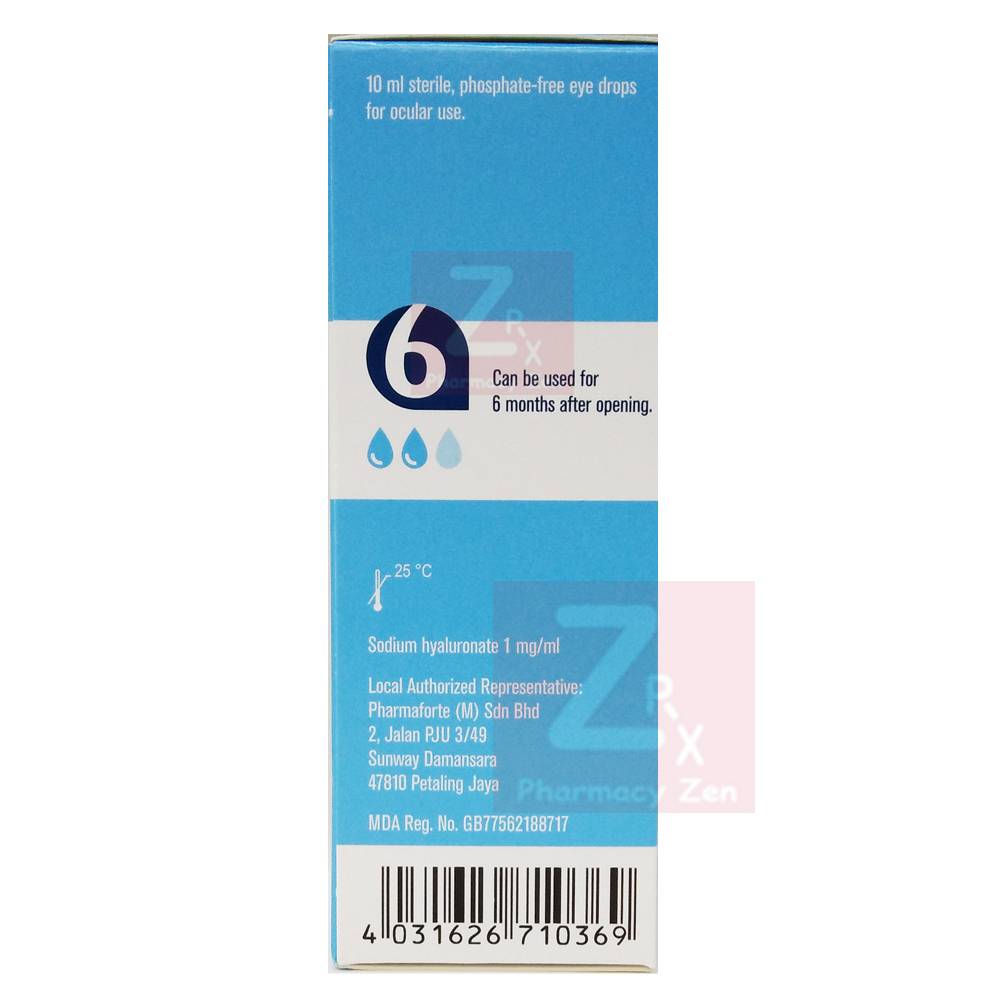 Zen Pharmacy | Hylo-Comod Eye Drops 10ml