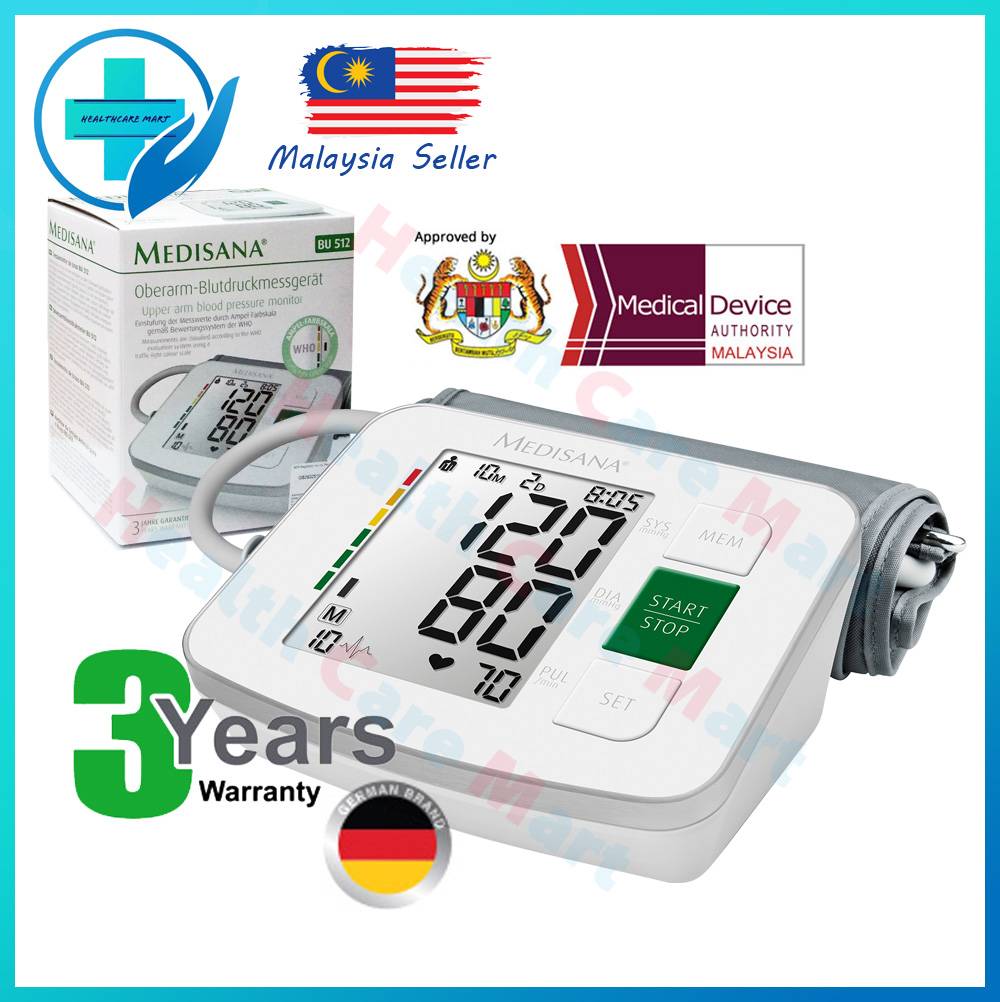 Zen Pharmacy Medisana Blood Pressure Monitor BU510/BU512